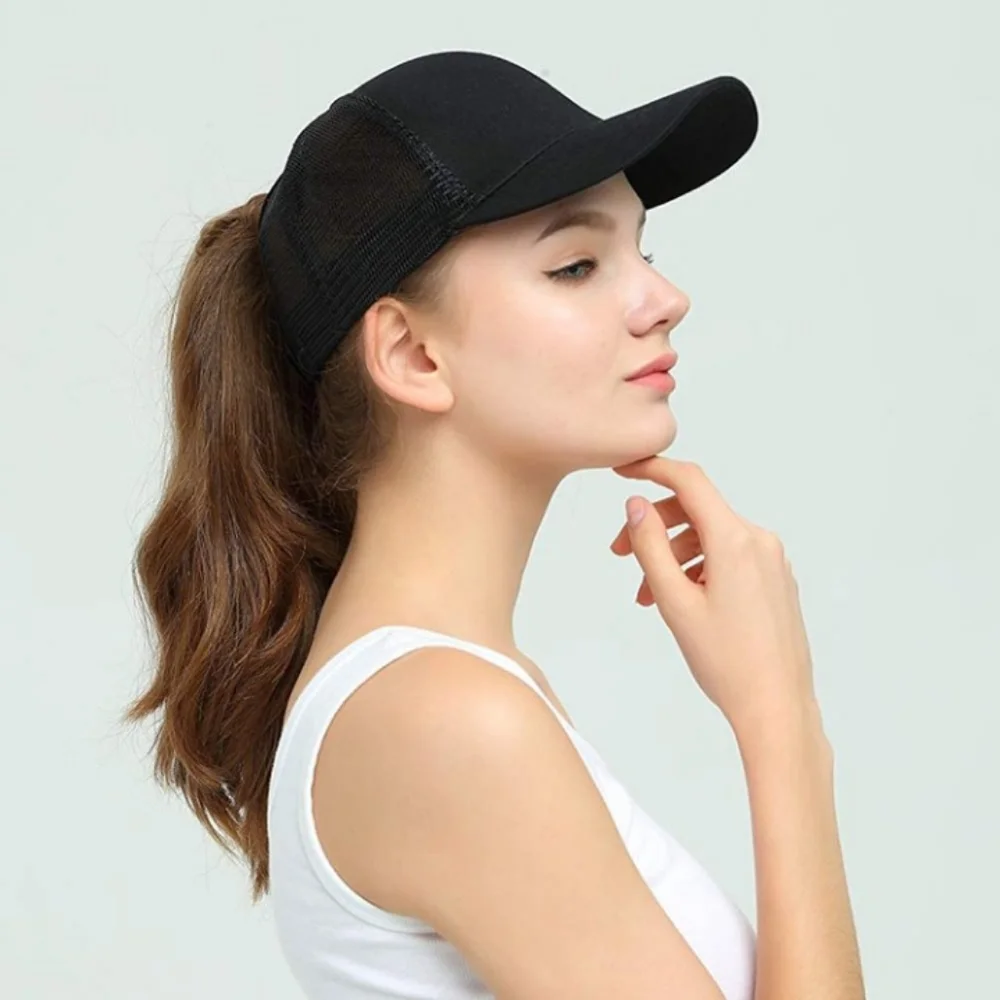 Women's Ponytail Messy High Buns Mesh Truc…
